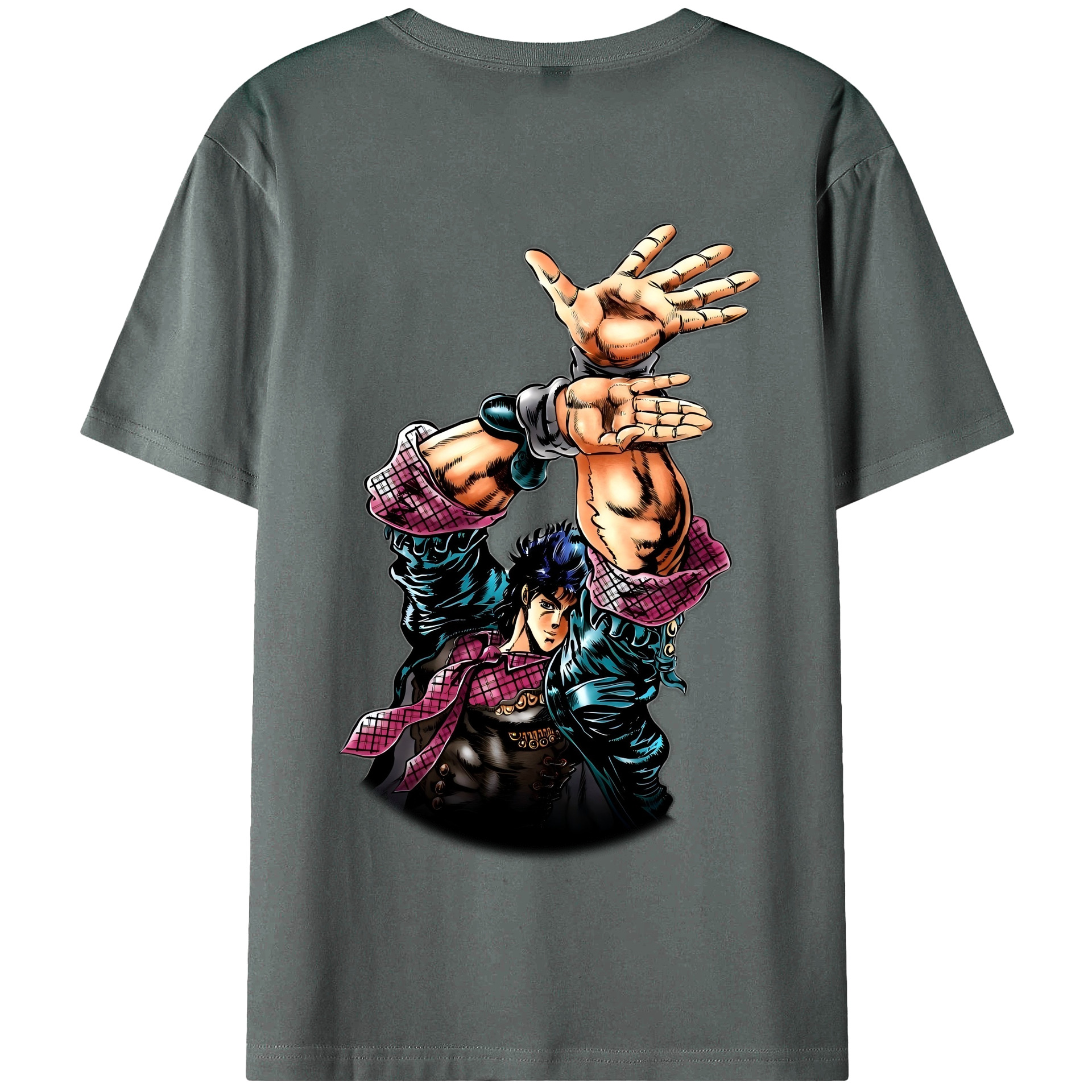 （画像用） ジョジョの奇妙な冒険 /ジョナサン?ジョースター JoJo's Bizarre Adventure Jonathan Joestar 綿100％半袖Tシャツ（背面プリント）